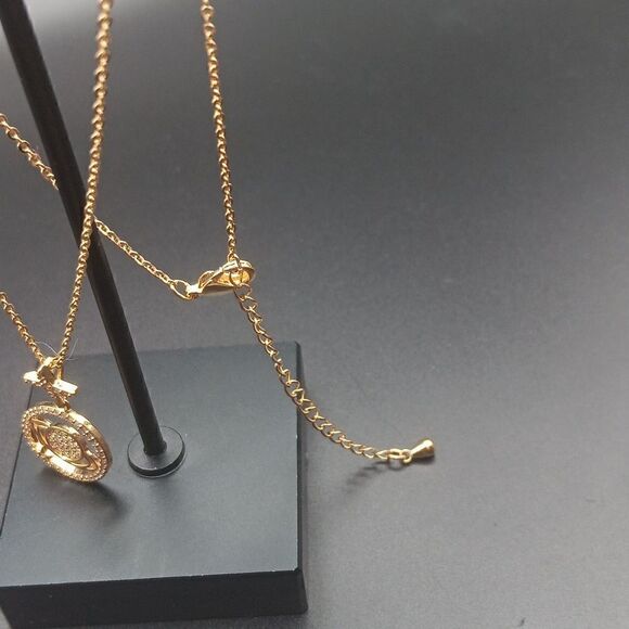 New Yaduda Saturn Dainty Planet Star Pendant Necklace Trendy New - Picture 7 of 8